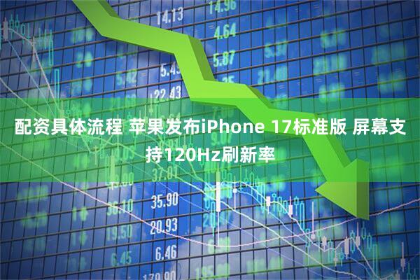 配资具体流程 苹果发布iPhone 17标准版 屏幕支持120Hz刷新率